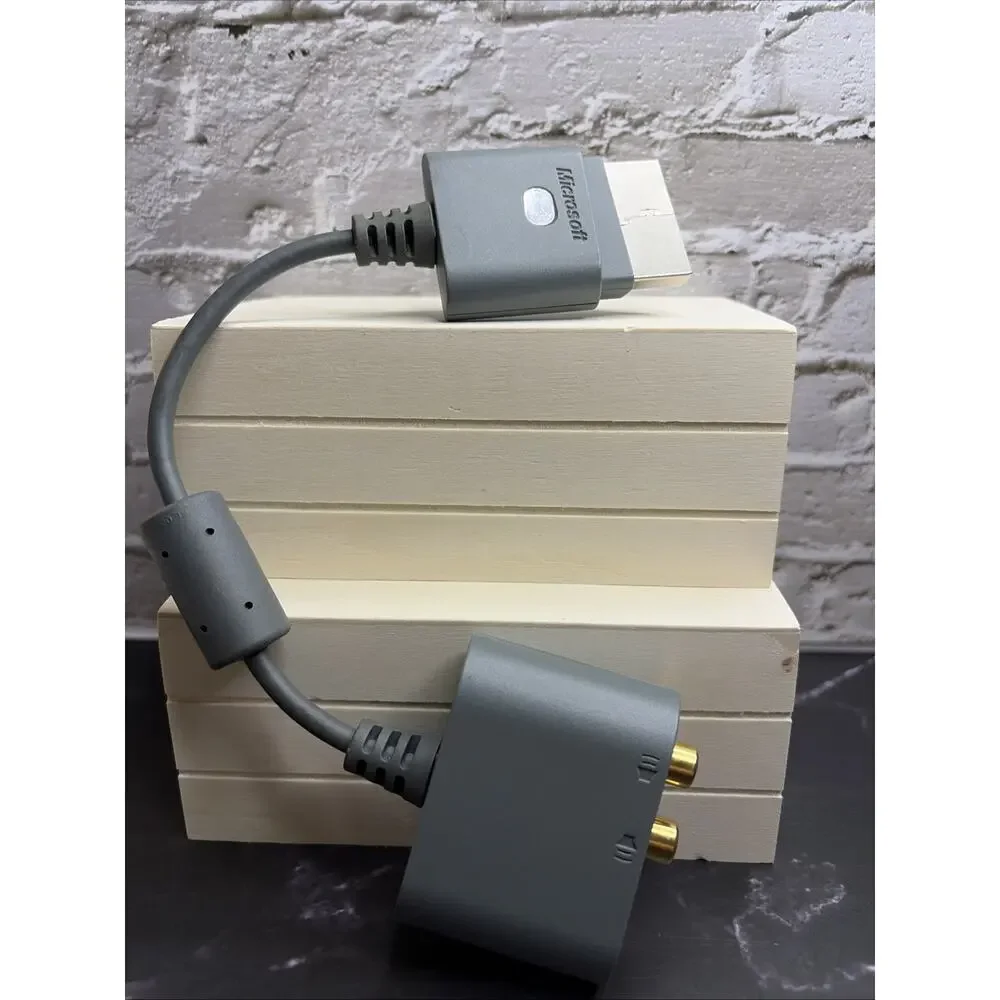 Original OEM Microsoft Xbox 360 Audio Adapter - Mint